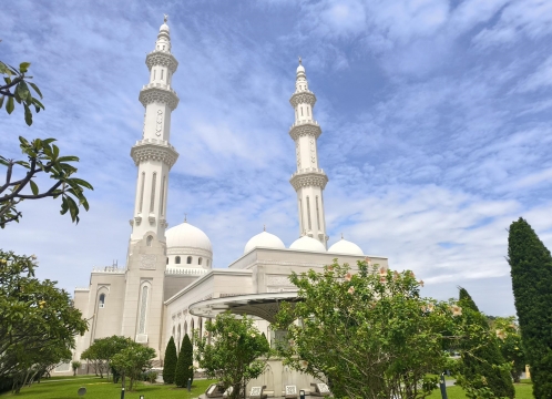 ホワイトモスク_マレーシアのタージ・マハル